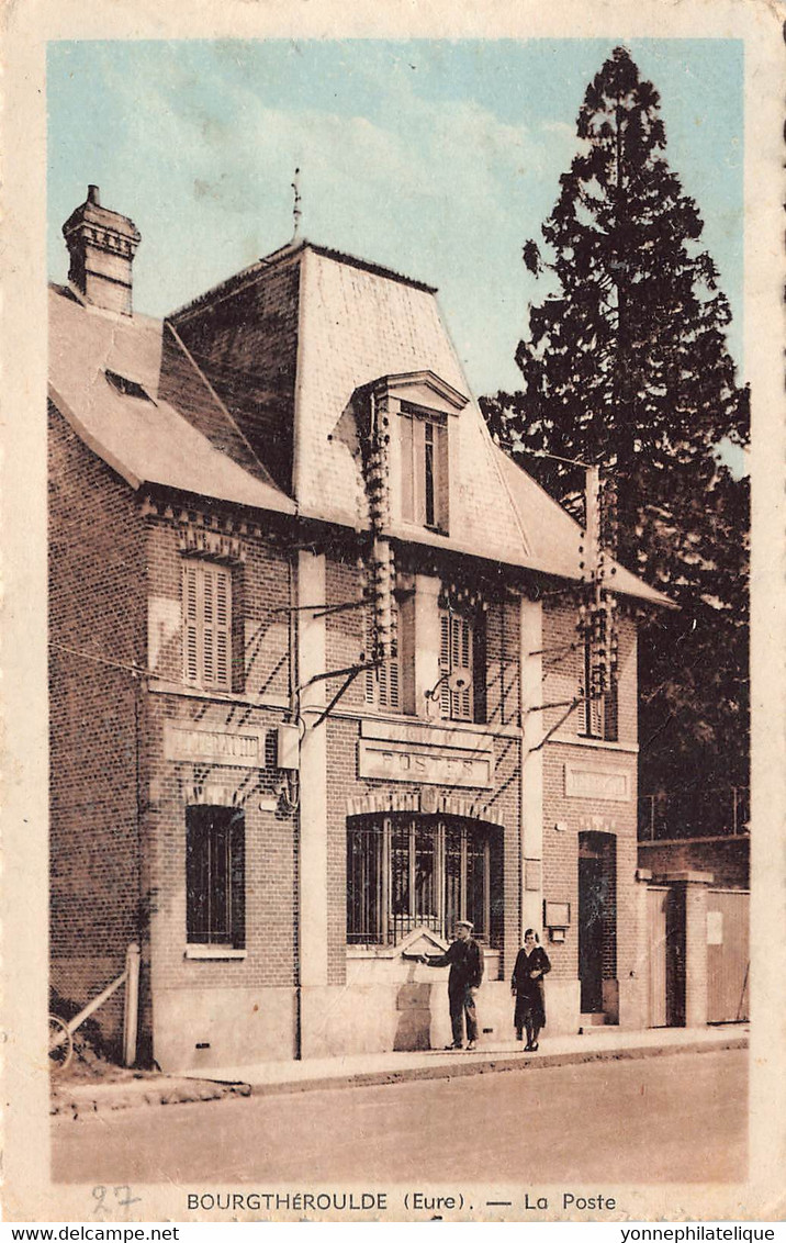 27 - EURE - BOURGHEROULDE - 10161 -  La Poste - Bourgtheroulde