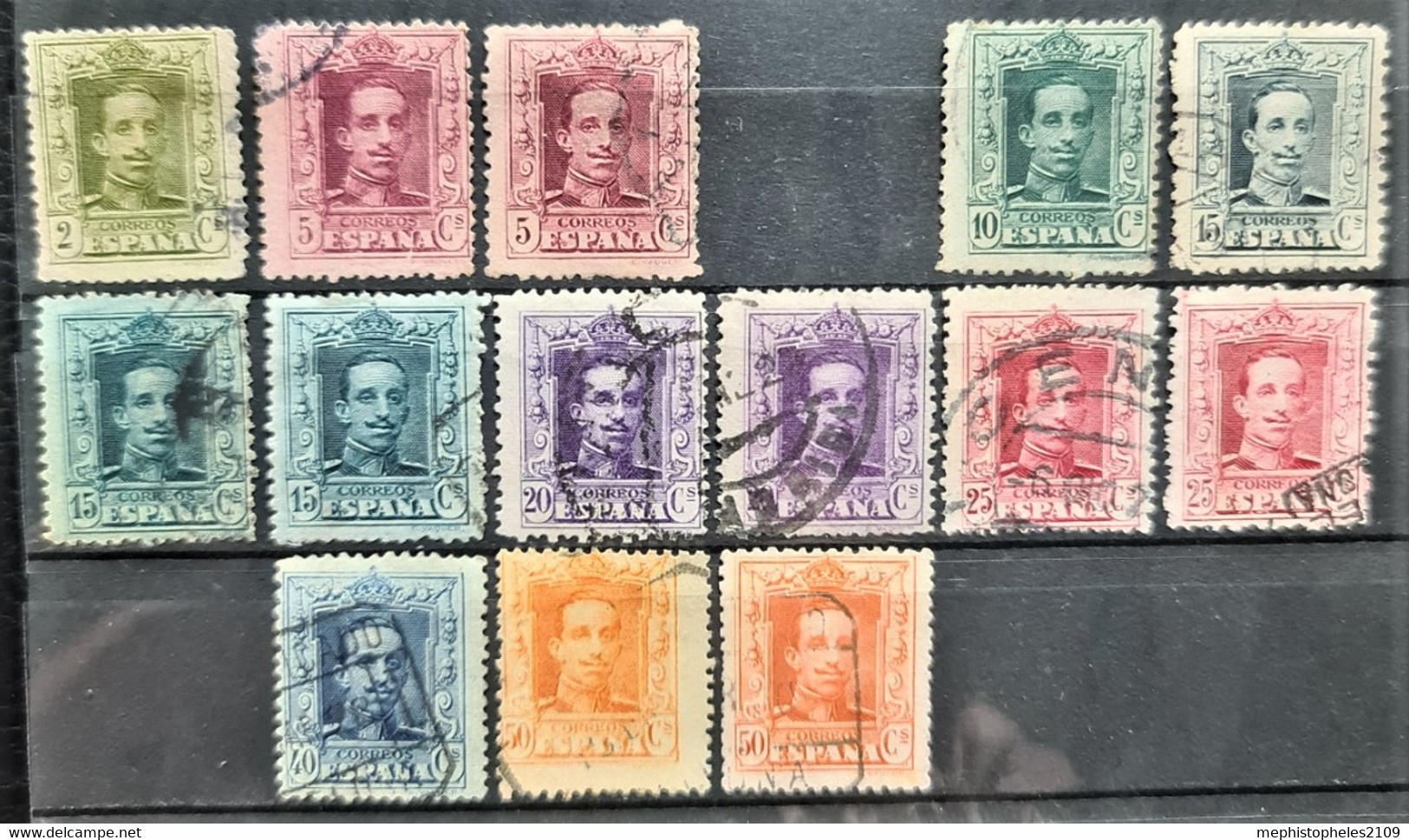 SPAIN 1922-26 - Canceled - Sc# 321, 322, 333, 335, 336, 336a, 336b, 337, 337a, 338, 338a, 340, 341, 341a - Usados