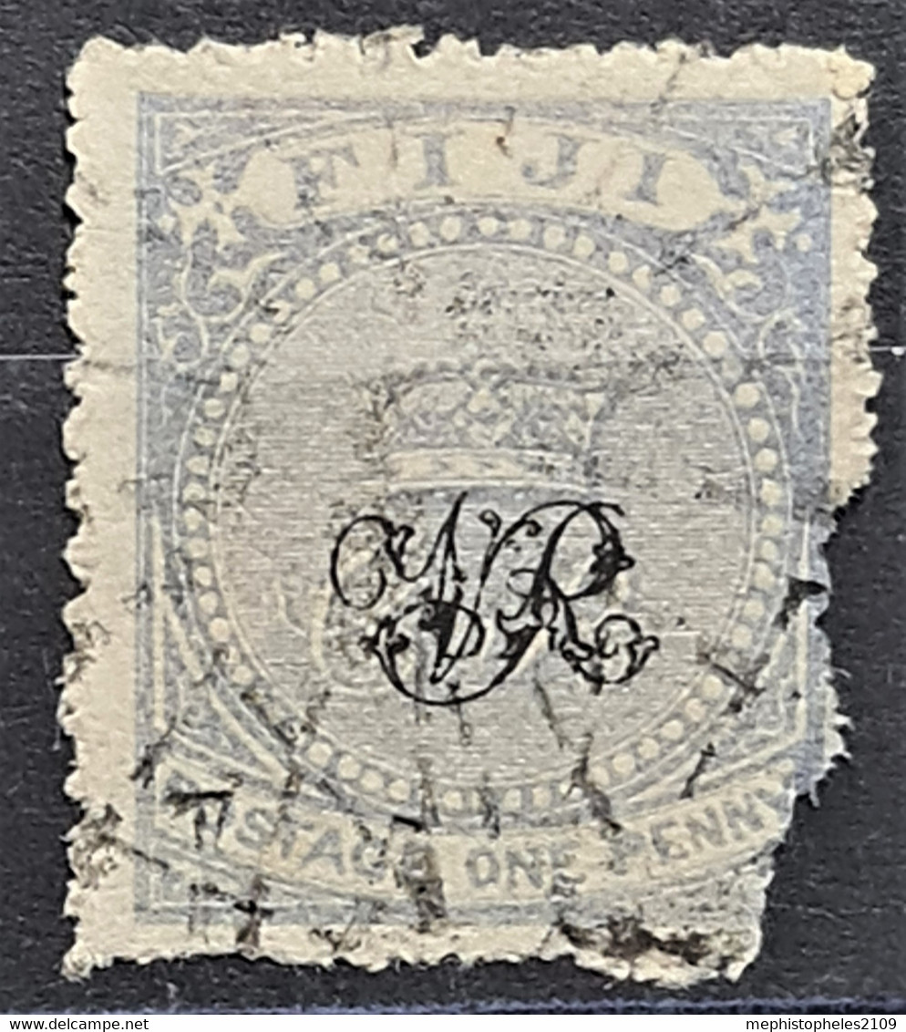 FIJI 1876 - Canceled - Sc# 33 - Defect On Lower Right Edge! - Fidji (...-1970)