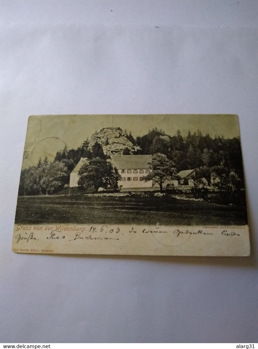 Gruss Von Der Wildenburg Bei Simmern.1903.used From Idar.better Condition. - Simmern