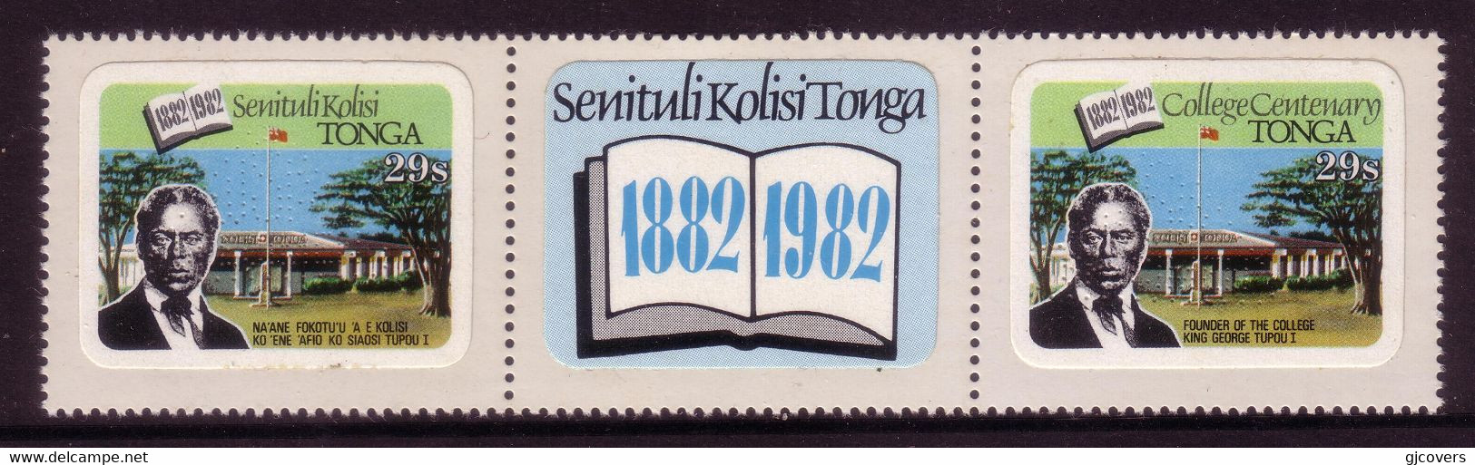 Tonga 1982 Tongan College - EXPERIMENT - Perforated WSP Specimen - Details In Description - Tonga (1970-...)