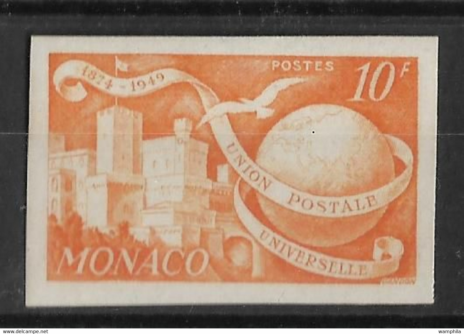Monaco N°332A* Non Dentelés. Anniversaire De L'U.P.U. - Plaatfouten En Curiosa