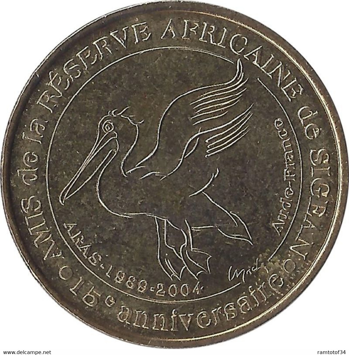 2004 MDP178 - SIGEAN - Réserve Africaine De Sigean 3 (Le Pélican) / MONNAIE DE PARIS - 2004