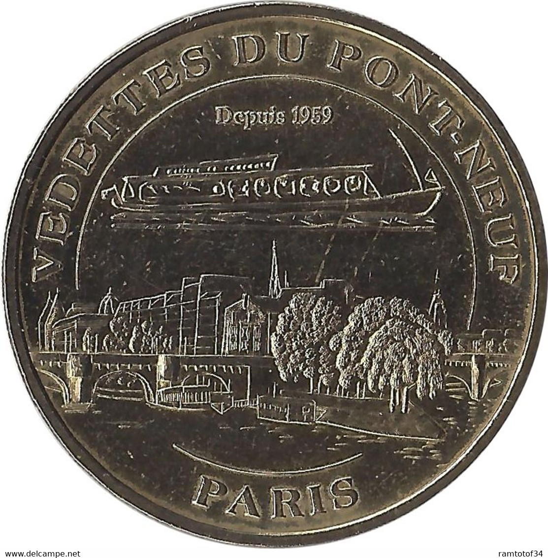 2005 MDP238 - PARIS - Vedettes Du Pont Neuf 2 (Depuis 1959) / MONNAIS DE PARIS - 2005