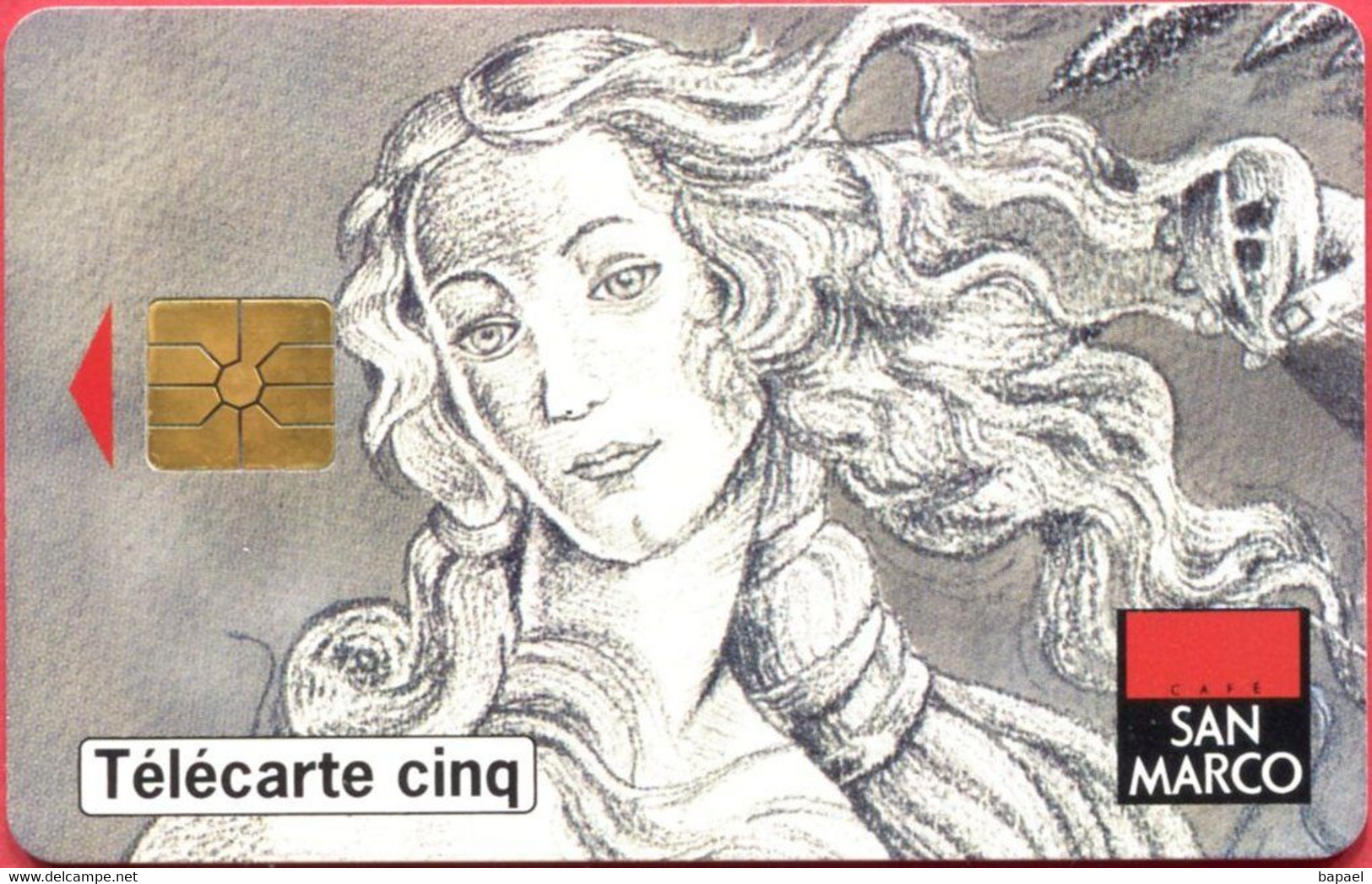 Télécarte Réf Pho Gn021 (1994)- Thème Art - Café Italien ''San Marco'' (2) (Recto-Verso) - Alimentation