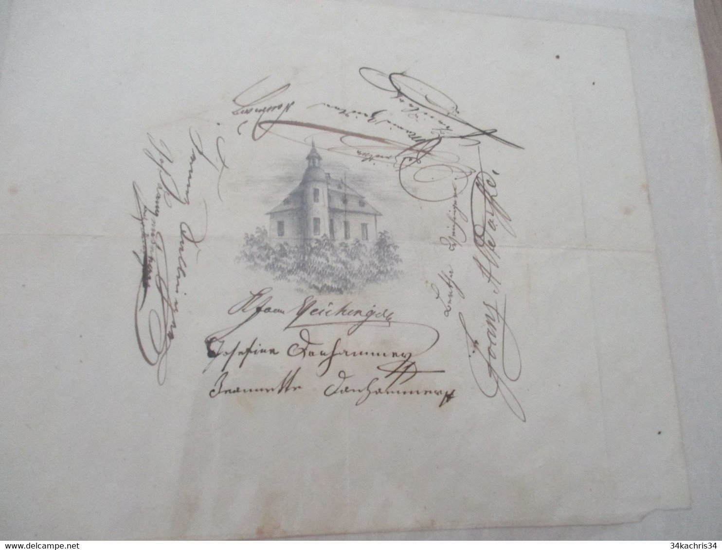 Autriche Ostria Slazburg Salsbourg accumulation de famille  + de documents 140 manuscrits dessins originaux autographes