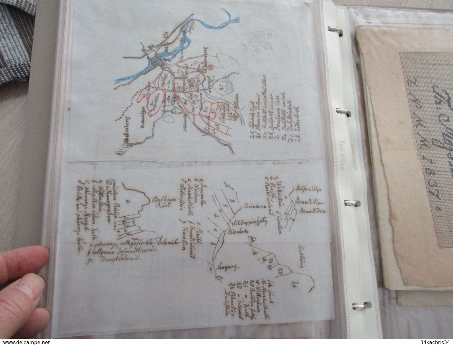 Autriche Ostria Slazburg Salsbourg accumulation de famille  + de documents 140 manuscrits dessins originaux autographes