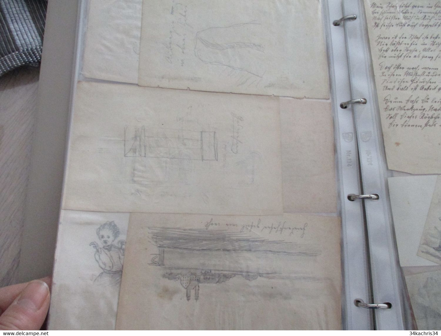 Autriche Ostria Slazburg Salsbourg accumulation de famille  + de documents 140 manuscrits dessins originaux autographes