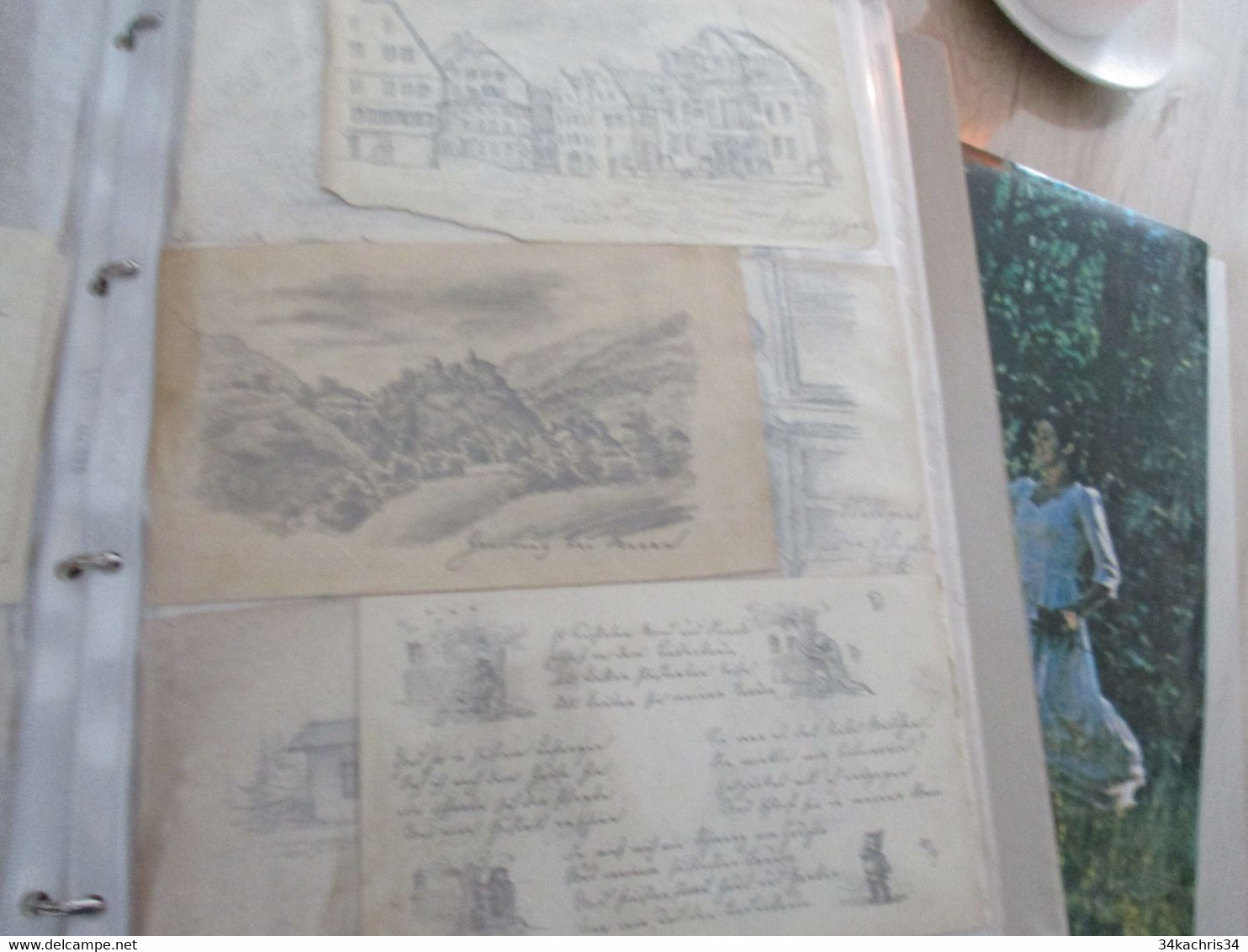 Autriche Ostria Slazburg Salsbourg accumulation de famille  + de documents 140 manuscrits dessins originaux autographes