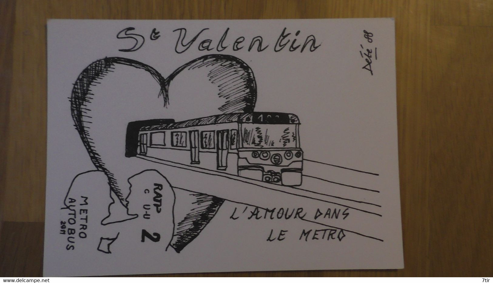 L'AMOUR DANS LE METRO  RATP SAINT VALENTIN - Métro