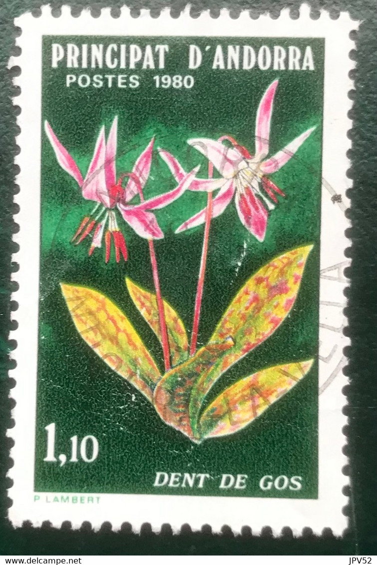 Andorre - Andorra - C4/43 - (°)used - 1980 - Michel 308 - Natuurbescherming - Usados