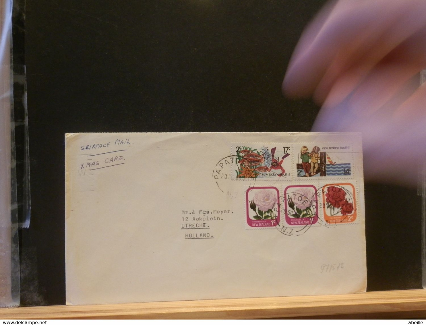 97/572 LETTRE NOUVELLE ZELANDE 1980 - Storia Postale