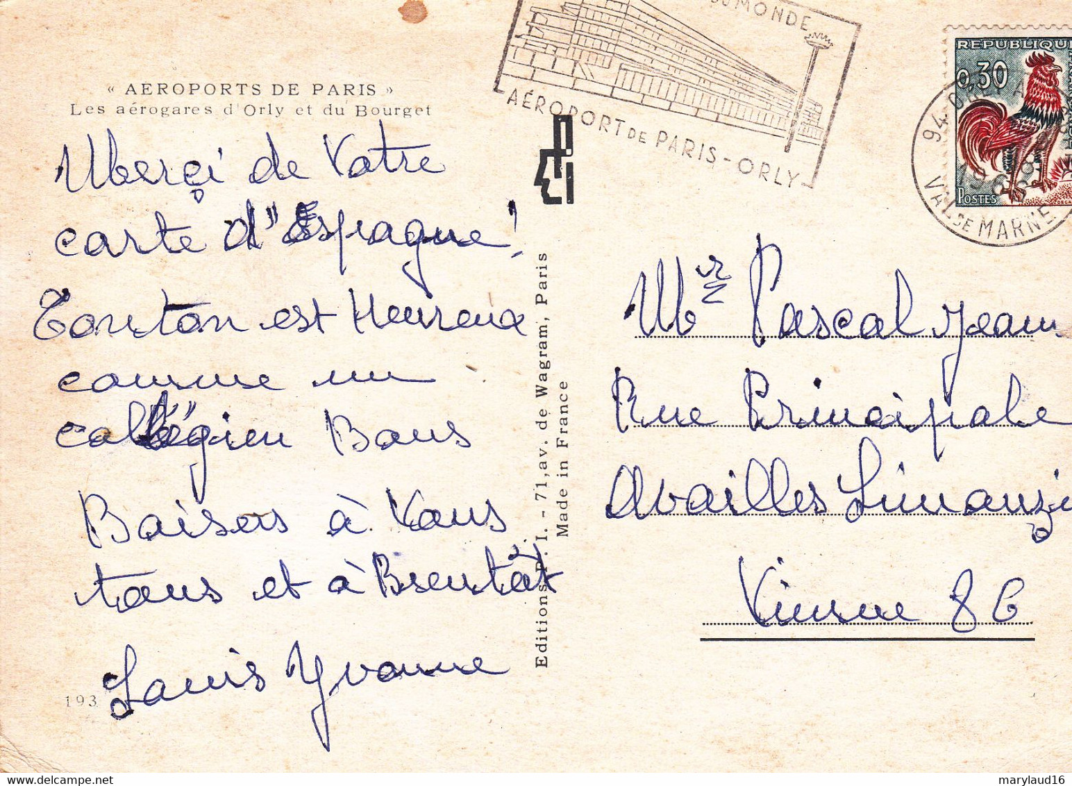 Aéroports De PARIS - Les Aérogares D'Orly Et Du Bourget - Paris Airports