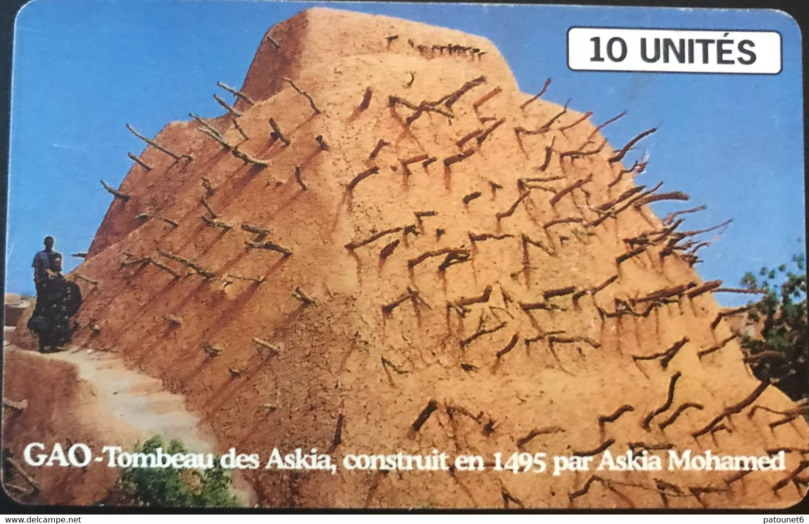 MALI  -  Phonecard  -  SOTELMA  -  SC 7  -  GAO Tombeau Des Askia -  10 Unités - Mali