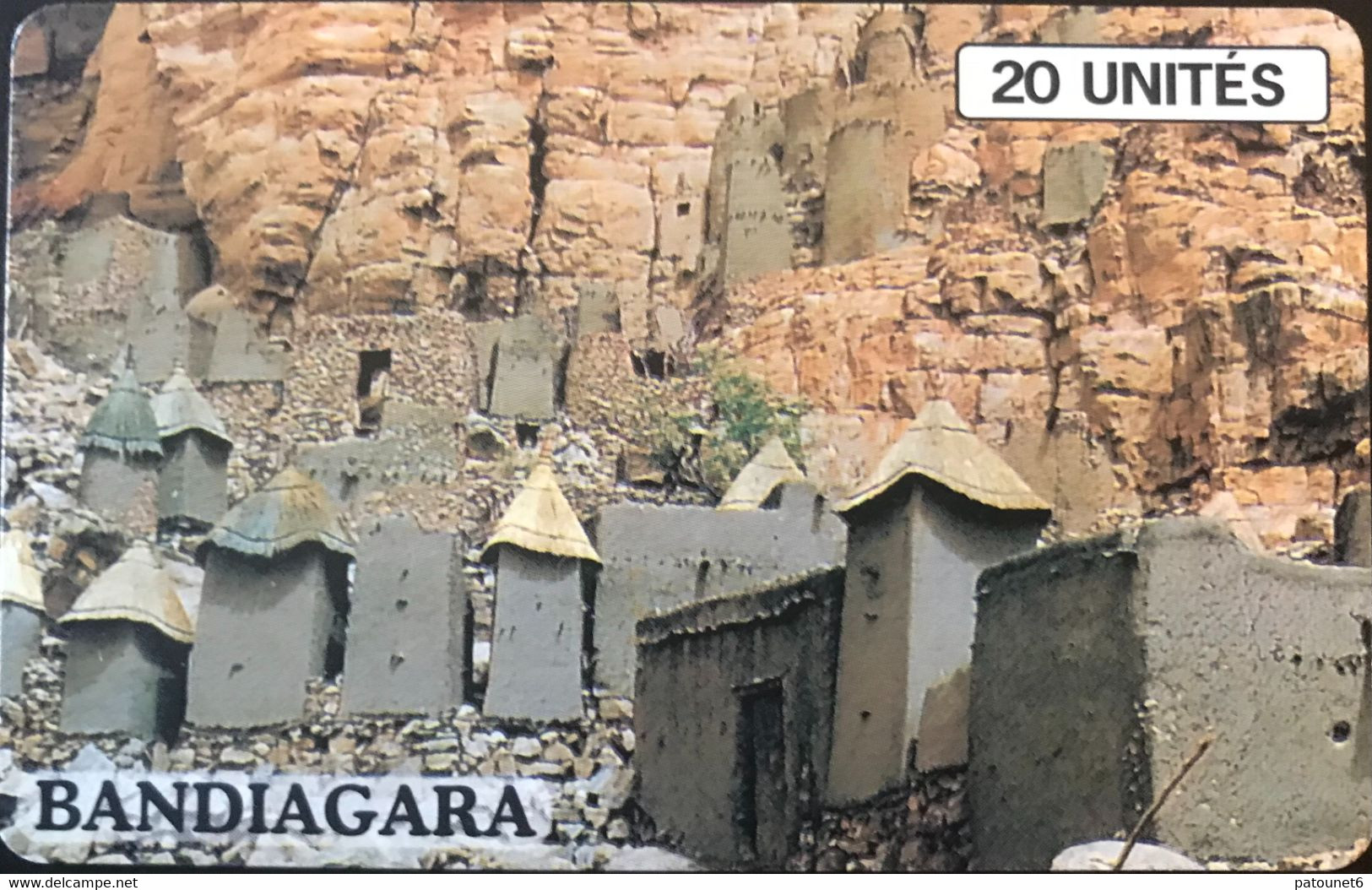 MALI  -  Phonecard  -  SOTELMA  -  SC 7  -  BANDIAGARA  -  20 Unités - Mali