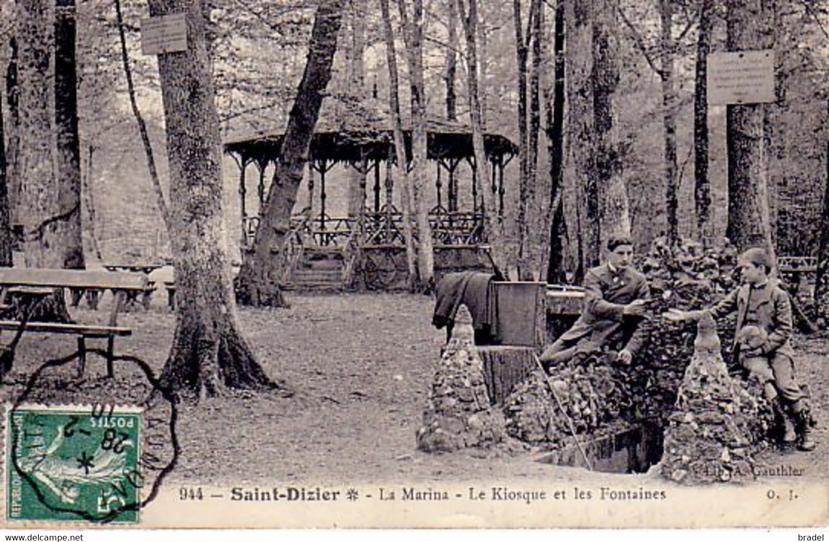 Saint Dizier, La Marina,Avec Oblitération Cachet Convoyeur De Chaumont à  Vitry - Spoorwegpost