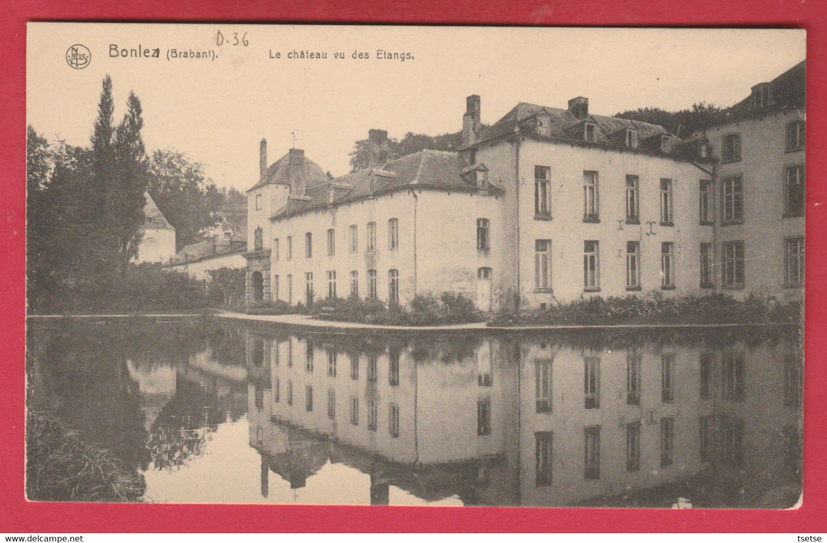Bonlez - Le Château Vu Des Etangs ( Voir Verso ) - Chaumont-Gistoux