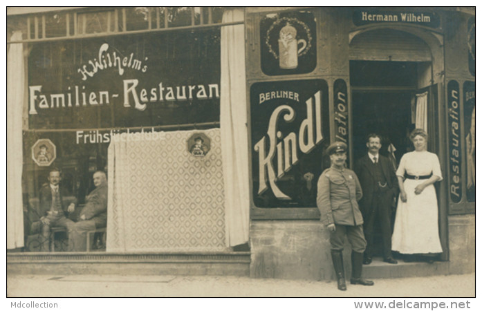 DE BERLIN  / Neukoelln  Familien-Restaurant, Wilhelm's / BELLE CARTE PHOTO RARE - Neukölln