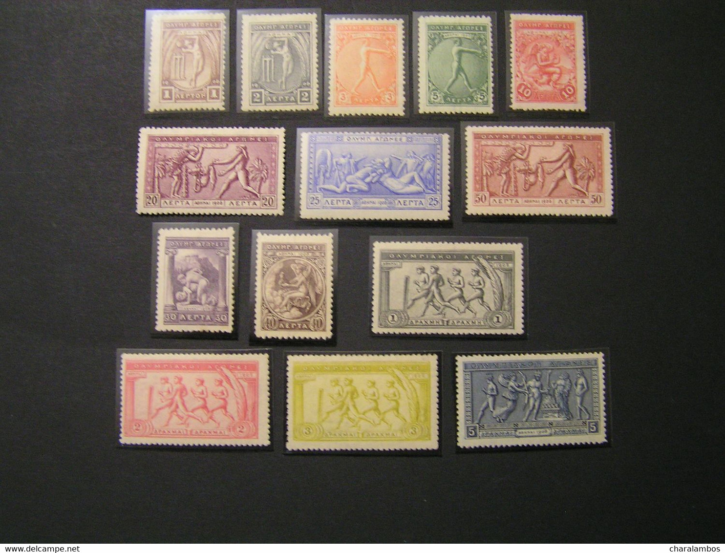 GREECE 1906 OLYMPIC GAMES MLH.. - Unused Stamps