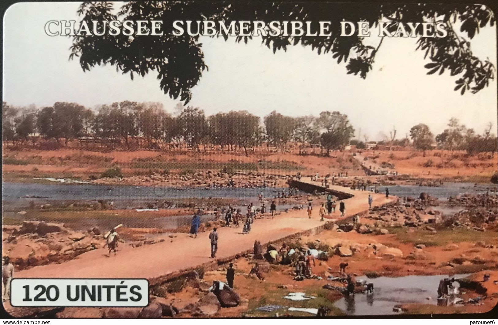 MALI  -  Phonecard  -  SOTELMA  -  SC 7  -  Chaussée Submersible De Kayes  -  120 Unités - Malí