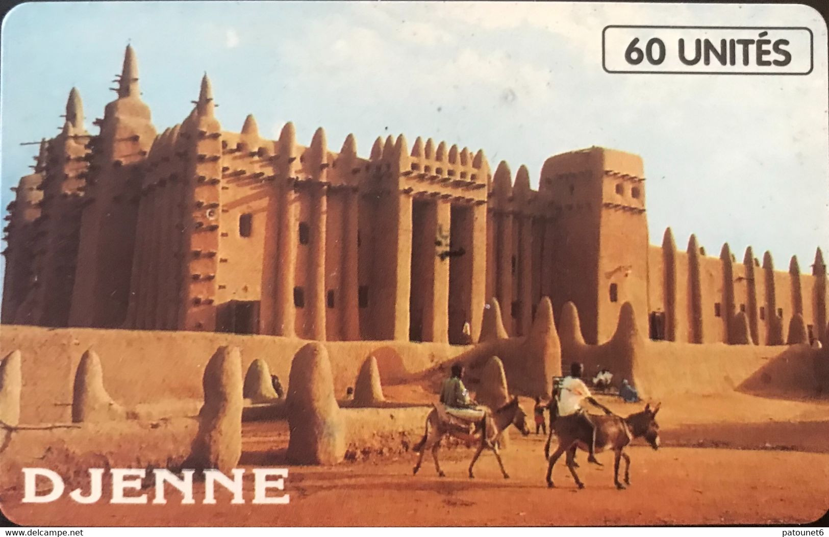 MALI  -  Phonecard  -  SOTELMA  -  SC 7  -  DJENNE  - 60 Unités - Malí