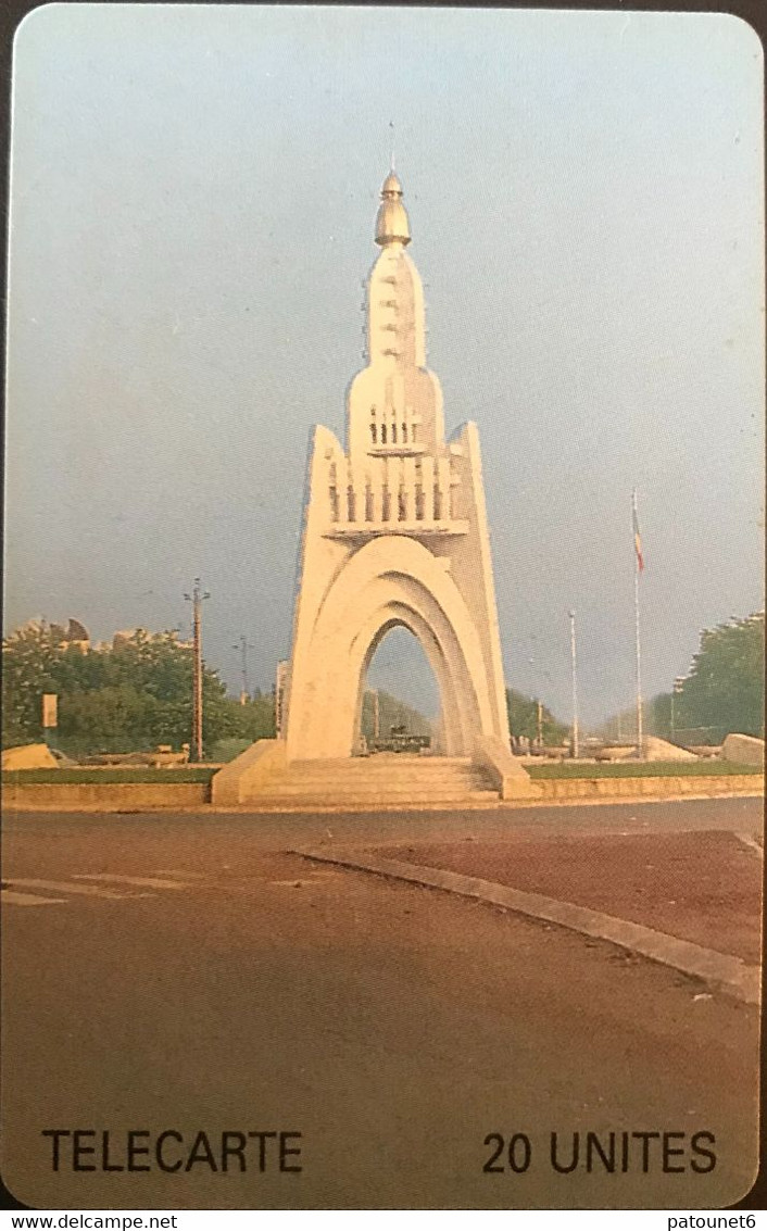 MALI  -   Phonecard  -  SOTELMA  -  SC7  -  Monument De L'Indépendance  -  20 Unités - Mali