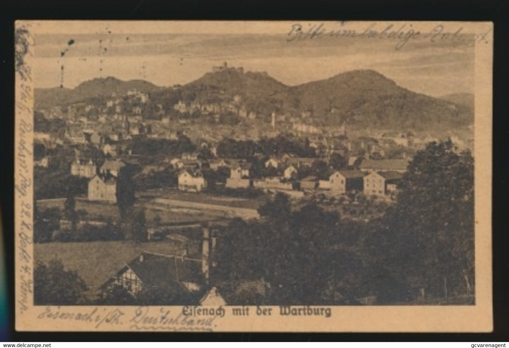 EIFENACH MIT DER WARTBURG       2 SCANS - Eisenberg