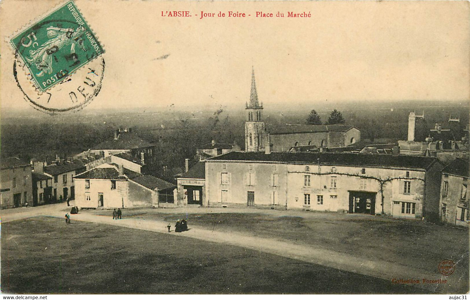 Dép 79 - L'Absie - Jour De Foire - Place Du Marché - état - L'Absie