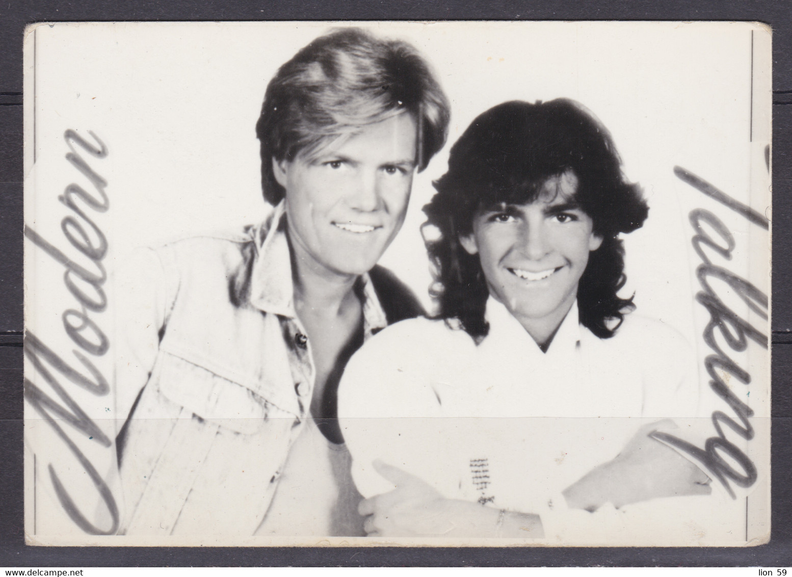 272866 / Modern Talking - German Pop Music Duo Consisting Of Arranger, Producer Dieter Bohlen Singer Thomas Anders Photo - Photos