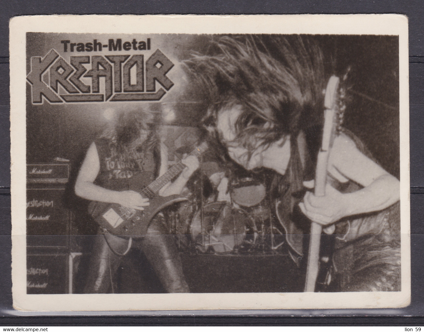 272874 / Kreator -  German Thrash Metal Band From Essen, Formed In 1982 Vocalist  Rhythm Guitarist Miland "Mille" Photo - Foto