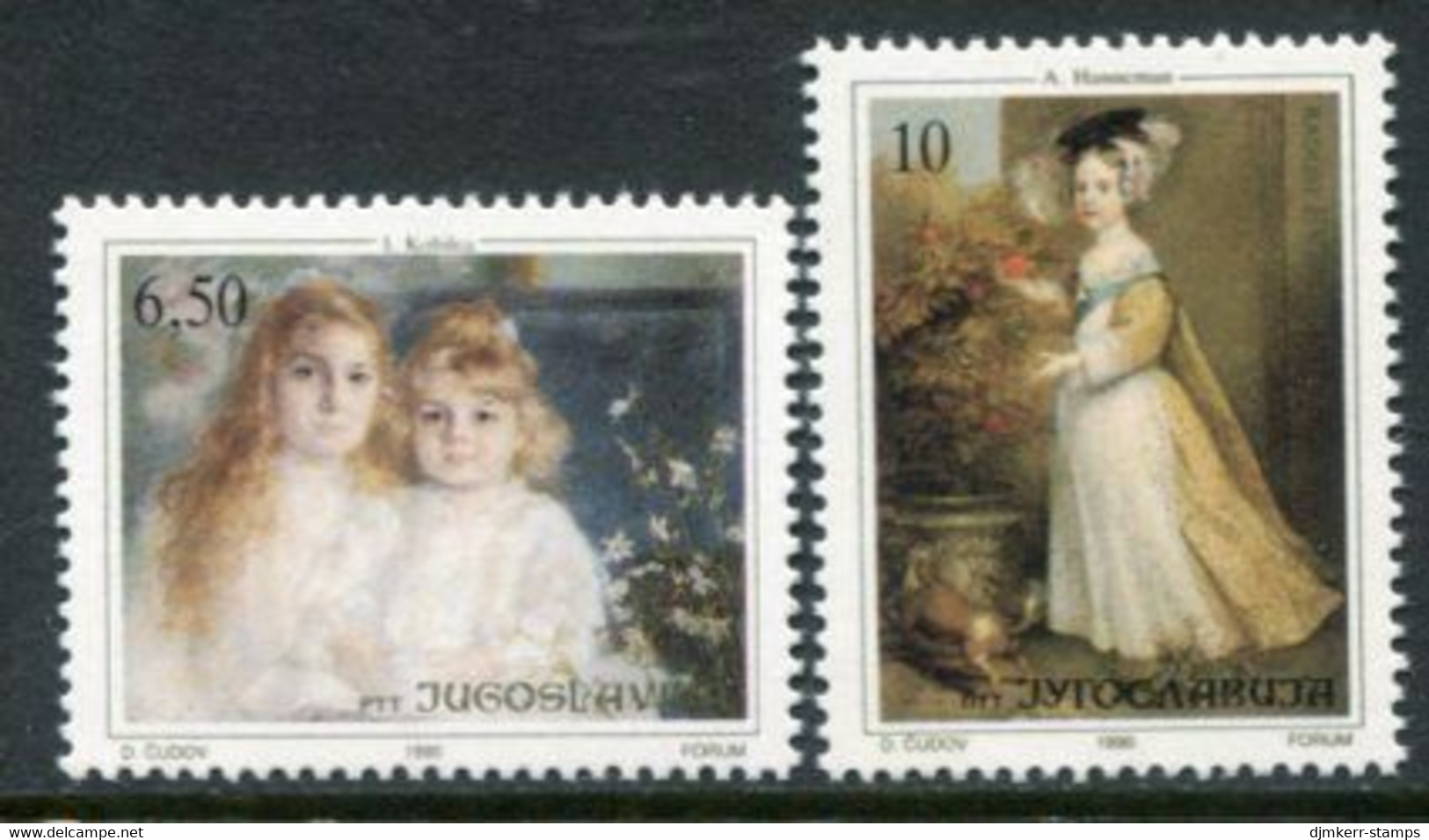 YUGOSLAVIA 1990 Joy Of Europe Children's Meeting  MNH / **.  Michel 2440-41 - Ongebruikt