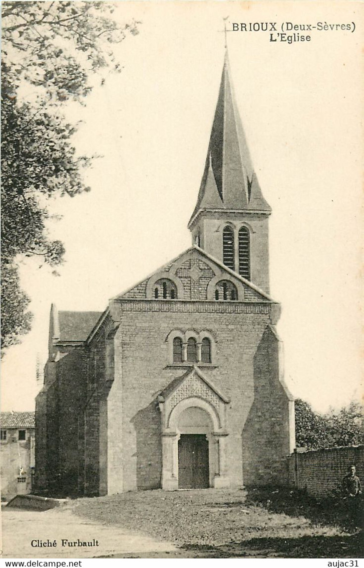 Dép 79 - Brioux Sur Boutonne - L'église - état - Brioux Sur Boutonne