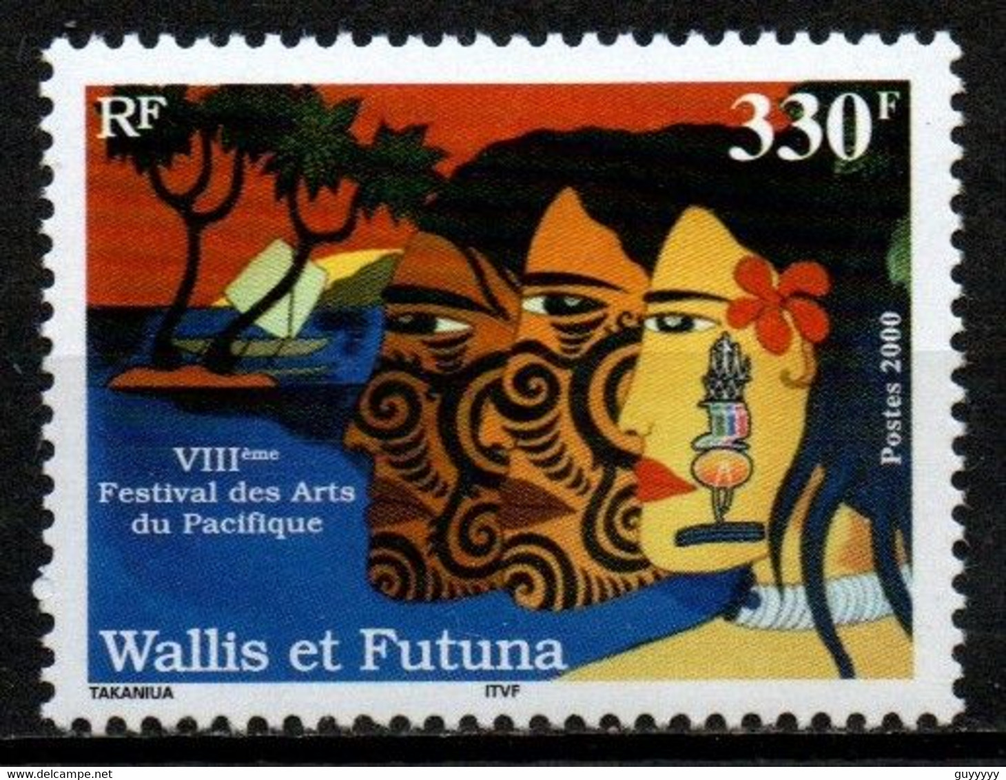 Wallis Et Futuna - 2000 - Yvert N° 541 ** - VIIIe Festival Des Arts Du Pacifique - Nuevos