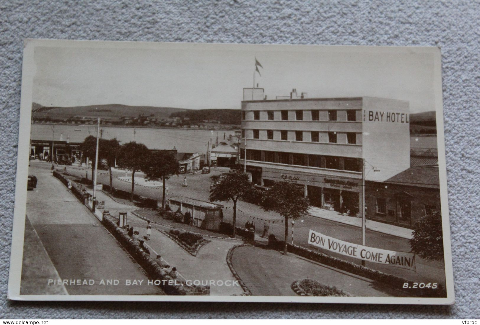 Cpsm, Gourock, Pierhead And Bay Hotel, Ecosse - Renfrewshire