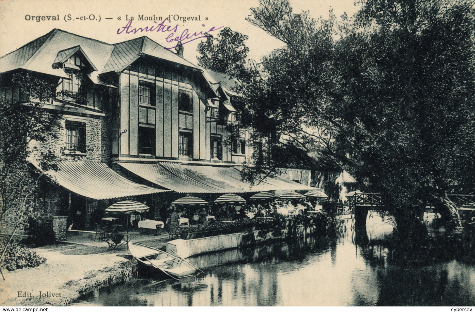 ORGEVAL - "Le Moulin D'Orgeval" - Terrasse Animée - Orgeval