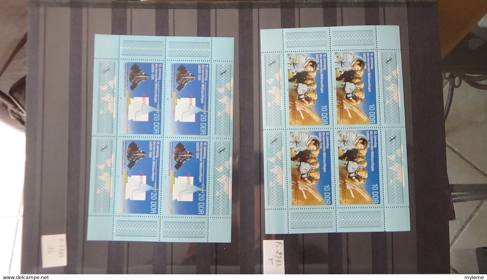 Z79 Collection de timbres et blocs ** d'Allemagne DDR (quelques oblitérés mais très peu)    A saisir !!!