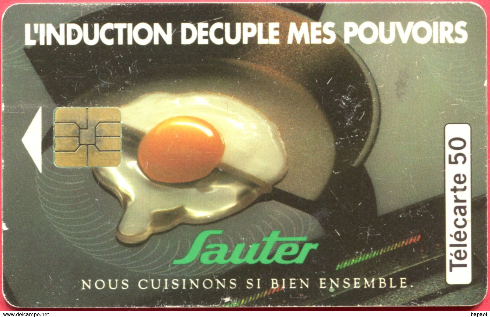 Télécarte Réf Pho 0393 (1993) - Thème Aliments - Table à Induction ''Sauter'' (Recto-Verso) - Lebensmittel