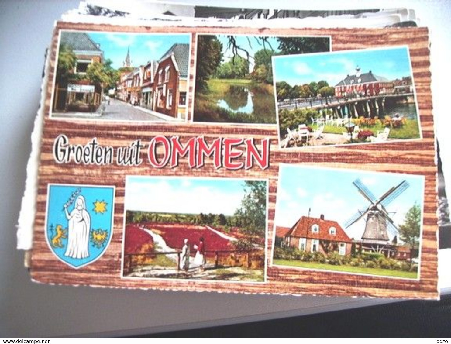 Nederland Holland Pays Bas Ommen Met Molen En Winkelstraat - Ommen