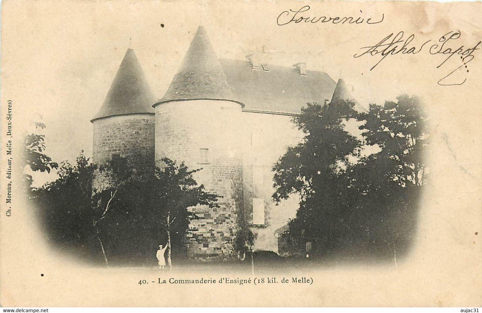 Dép 79 - Chateaux - Château - Brioux Sur Boutonne - La Commanderie D'Ensigné - état - Brioux Sur Boutonne