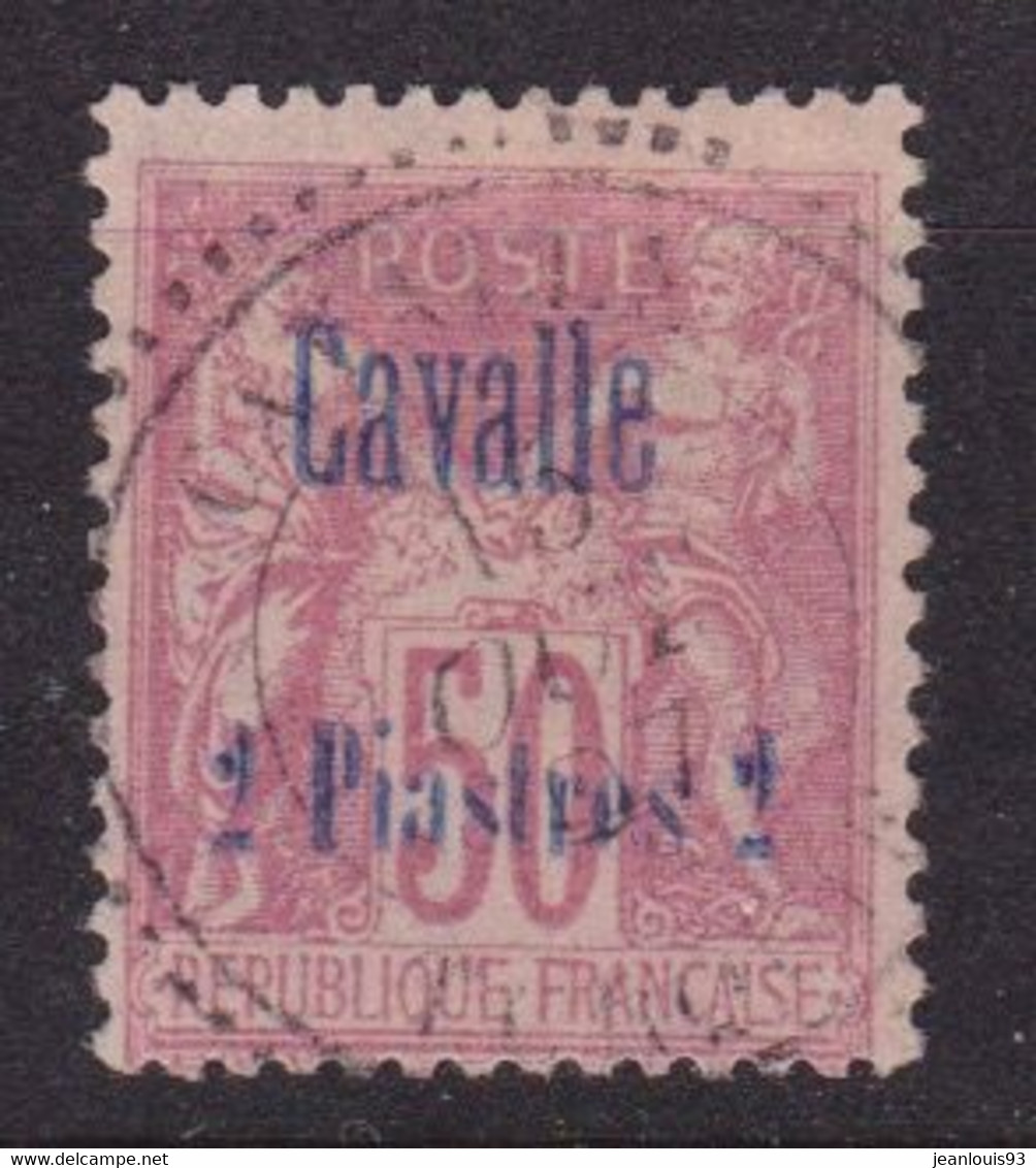 CAVALLE - 7  2P SUR 50C ROSE OBL USED CACHET PERLE SUPERBE 15 OCT 07 COTE 80 EUR - Used Stamps