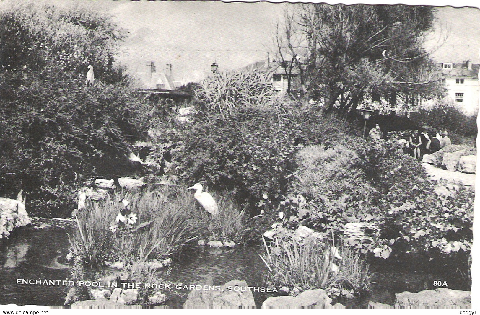 ROCK GARDENS, SOUTHSEA, PORTSMOUTH, HAMPSHIRE, ENGLAND. USED POSTCARD Ap9 - Portsmouth
