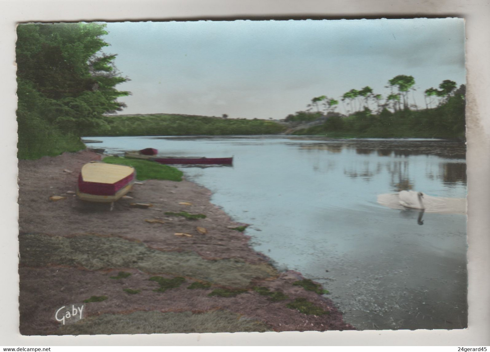 CPSM MOISDON LA RIVIERE (Loire Atlantique) - Etang De La Forge Le Déversoir - Moisdon La Riviere