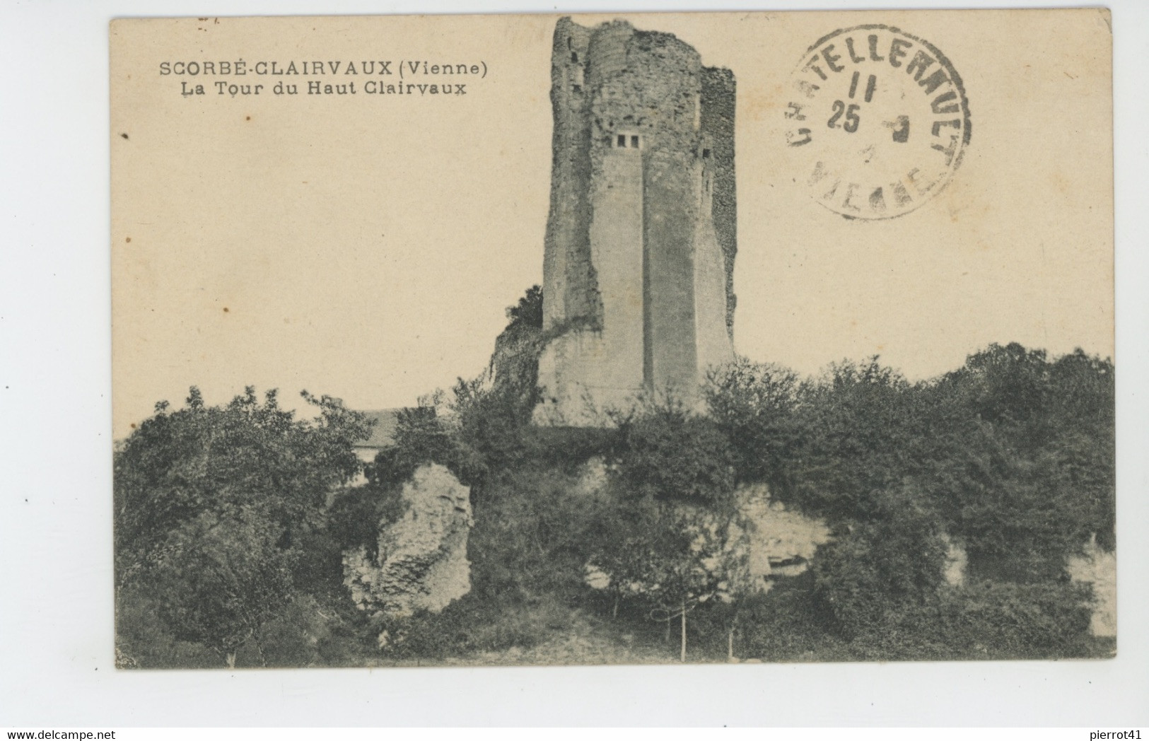 SCORBE CLAIRVAUX - La Tour Du Haut Clairvaux - Scorbe Clairvaux