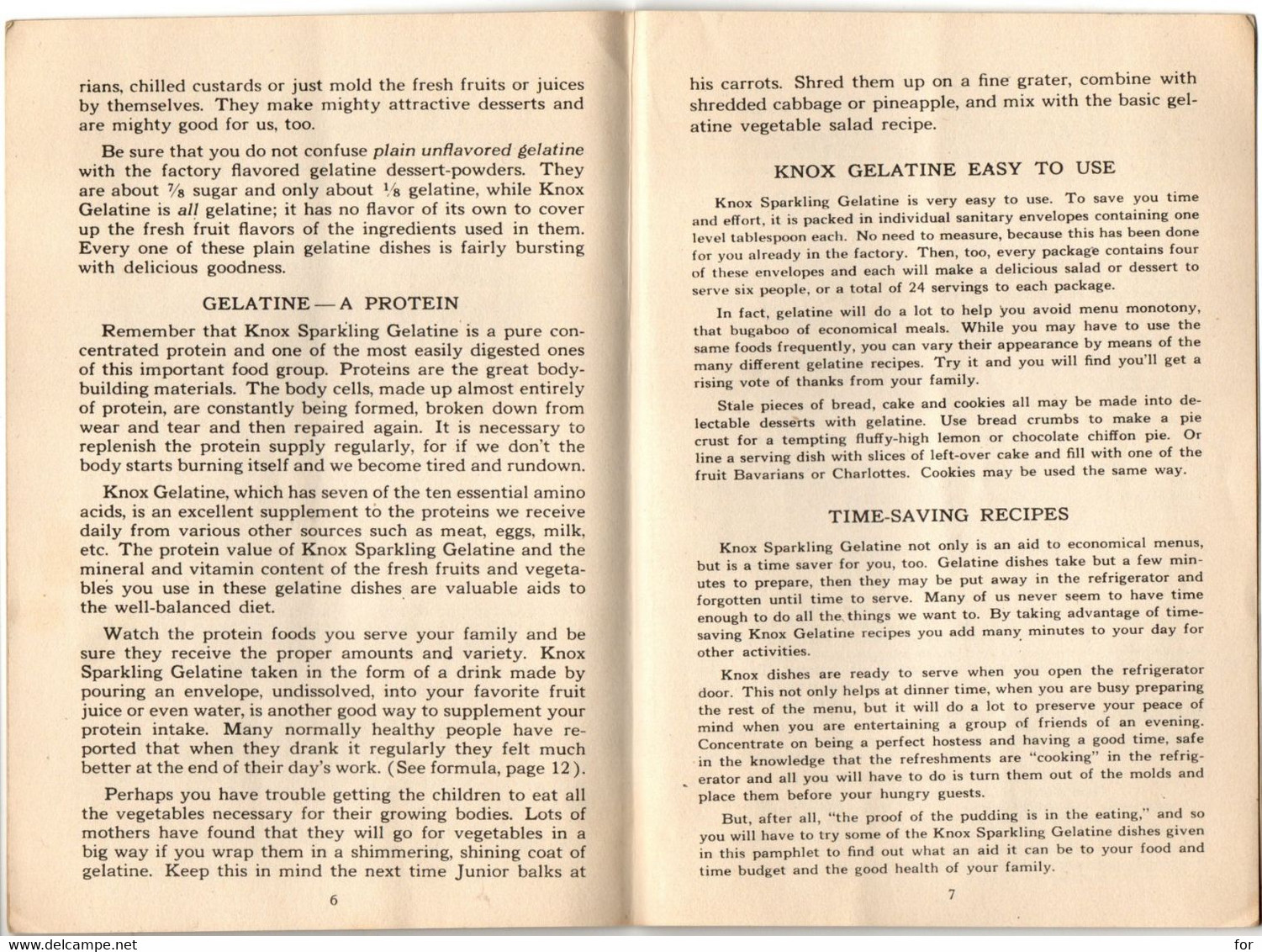 Fascicule Culinaire : Healthful Economy : Cook - Gélatine : Recipes - Recettes - Cuisine : New York - Americana