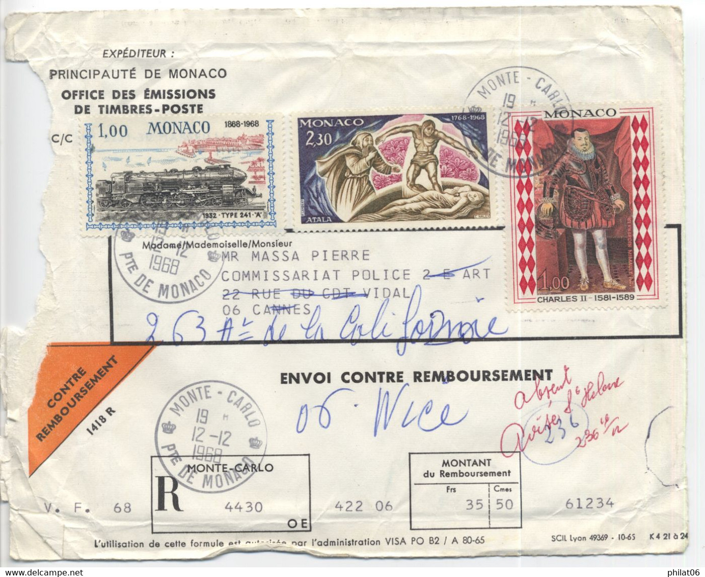 YT N° 756 763 Et 770 Sur Lettre - Storia Postale