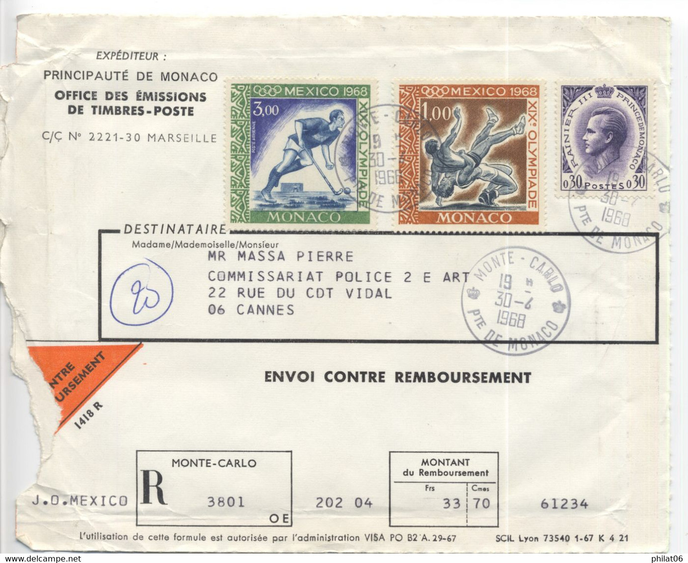 YT N° PA92 740 Et 545 Sur Lettre - Covers & Documents