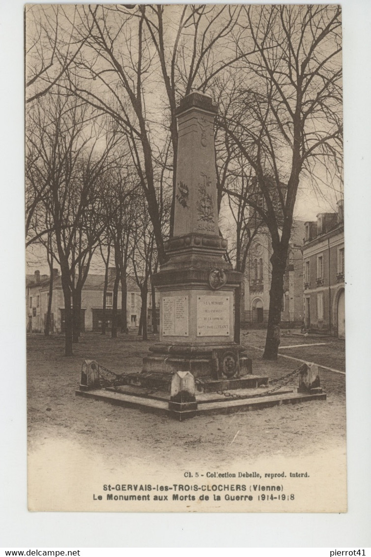 SAINT GERVAIS LES TROIS CLOCHERS - Le Monument Aux Morts 1914-18 - Saint Gervais Les Trois Clochers
