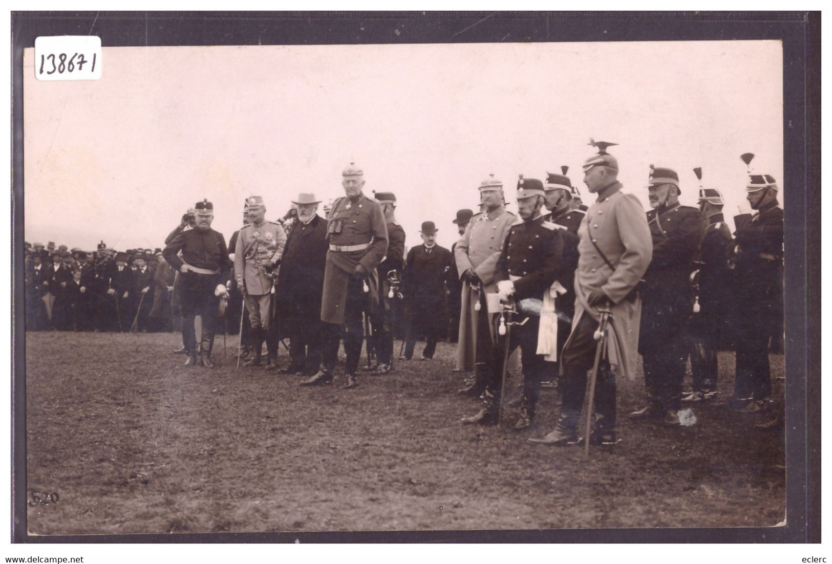 ARMEE SUISSE - MILITAIRE - VISITE DU KAISER WILHELM EN SUISSE 1912 - TB - Elm