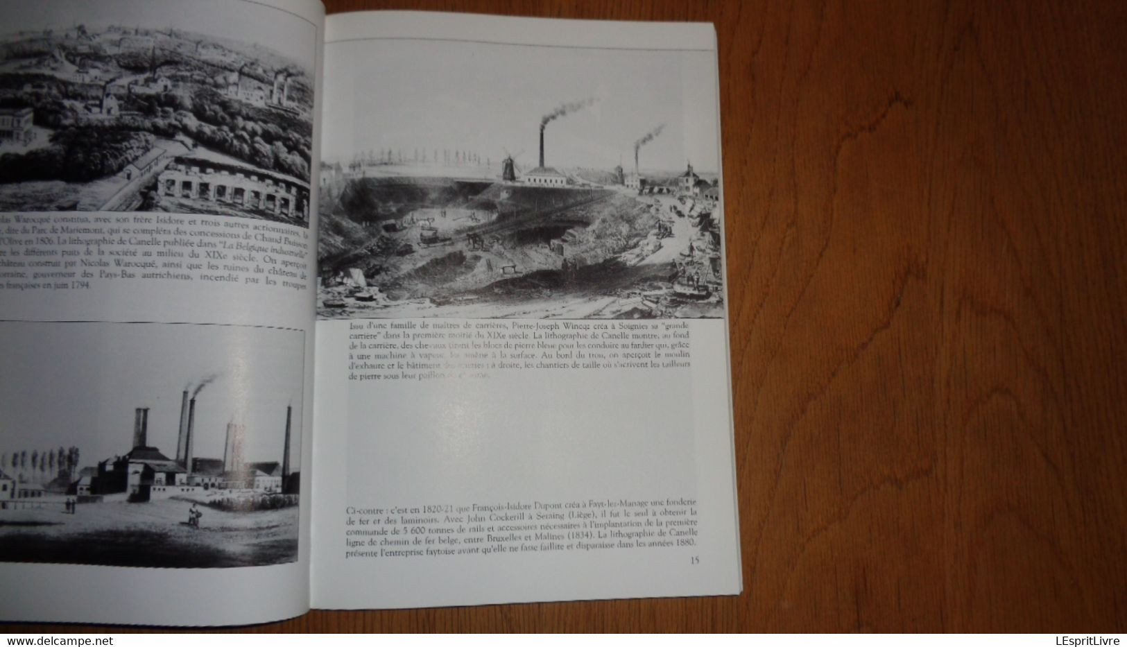 LE CENTRE Mémoire en images Régionalisme Hainaut La Louvière Bois d'Haine Mines Charbonnages Commerce Industrie Usine