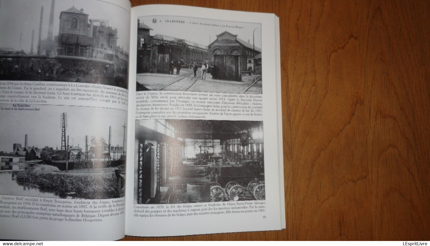 LE CENTRE Mémoire en images Régionalisme Hainaut La Louvière Bois d'Haine Mines Charbonnages Commerce Industrie Usine